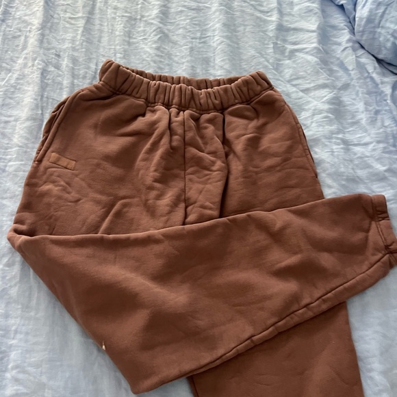 Set Active Mocha Brown Sweatpants M - Picture 2 of 6